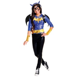 Rubie ́s Kostüm DC Superhero Girls Batgirl Deluxe Kostüm für Kinde, Hochwertiges Kostüm der Superheldin aus der Animationsserie blau 104