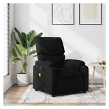 vidaXL Massage-Relaxsessel Polyester 99 x 99 x 99 cm Schwarz mit Fernbedienung
