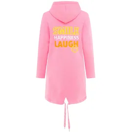 Zwillingsherz Jerseymantel Smile Happiness Laugh Pink SM