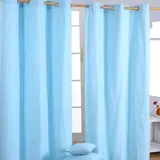 Homescapes ÖSENVORHANG blickdicht 2er-Set, 137/228 cm