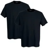 Götzburg Wäsche GÖTZBURG T-Shirt mit Rundhalsausschnitt im 2er-Pack, black M