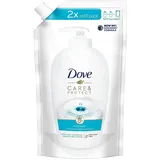Dove Care & Protect Flüssigseife Nachfüllpackung, 500 ml, 4 Stück