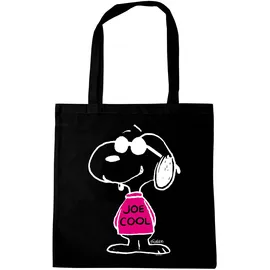 LOGOSHIRT Peanuts Snoopy", Joe Cool Pink Baumwolltasche 38x42 cm