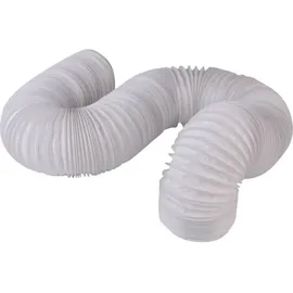 WALLAIR N52824 Flexibles Lüftungsrohr Kunststoff (Ø x L) 10.2 cm x 6 m Weiß