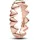 Pandora 183427C00 Damen-Ring Reihe aus Herzen Roségoldfarben, 54/17,2
