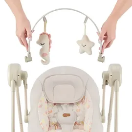 Kinderkraft - Babyschaukel mit Melodie SWINGEE beige 4xAAA/230V - Beige