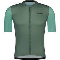 Shimano Aria Short Sleeve Jersey Restore Green