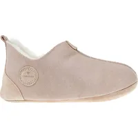 Vanuba - Damen Hausschuhe Oxford Lammfell Leder Wolle Pantoffeln D019 Beige-Weiß, Größe 39 EU - Beige/Weiß - 39