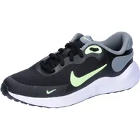 Nike Kinder Laufschuhe Revolution 7 (GS), Black/Barely Volt-Smoke Grey-White,