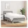 vidaXL Boxspringbett 100 x 200 cm Hellgrau