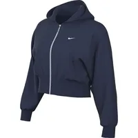 Nike Damen Chll Ft Fz Hdy Jacke, Midnight Navy/Sail, XS - XS