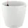 LECHUZA Classico Color 60 Komplettset Ø 60 x 55,5 cm weiß