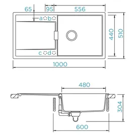 Schock Mono D-100L Einbau magma + Excenterbetätigung