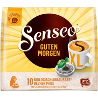 SENSEO KAFFEEPADS Guten Morgen XL, Vollmundig, 10 Kaffee PADS, 125 g