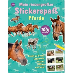 Mein riesengroßer Stickerspaß. Pferde