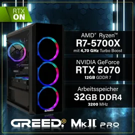 Greed MK2 Pro AMD Ryzen 7 5700X Nvidia Geforce RTX 5070