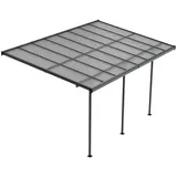 Juskys Terrassendach Borneo 500 x 300 cm dunkelgrau