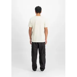 Alpha Industries Basic T-Shirt Vint. White/Night Purple L