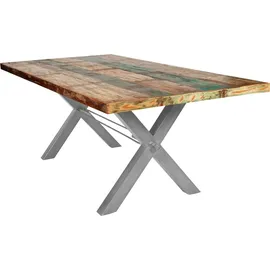 SIT Möbel Tops 200 x 76,5 x 100 cm silberfarben