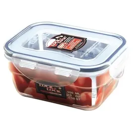 Lock & Lock Frischhaltedose rechteckig transparent 14,5 x 11 x 6,7 cm 0,55 l