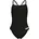 Team Swimsuit Challenge Solid Schwarz/Weiß 128