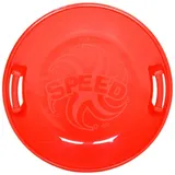 vidaXL Rundschlitten Rot 66,5 cm PP