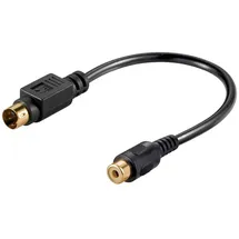 goobay S-Video Kabeladapter 2 m Schwarz