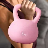 SogesHome Kugelhantel Kettlebells Soft Kettlebell 5kg Professional Kugelhantel Leise Weiche Kettlebell Fitness Hantel für Heimattraining Gym Krafttraining