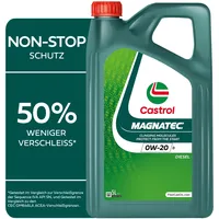 Castrol Magnatec 0W-20 D Motoröl, 5L