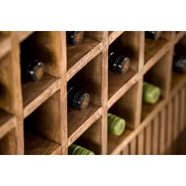 KAWOLA Weinschrank HORTA 56 x 90 x 35 cm Braun