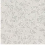 Rasch Textil Rasch Vliestapete Welcome Home 653861 Blumen Floral 10.05 x 0.53 m Grau Wohnen Schlafen Küche Flur Eingangsbereich - Grau