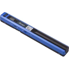 Tragbarer iScan-Scanner Mini-Handheld-Dokumentenscanner A4-Buchscanner JPG- und PDF-Format 300/600/900 DPI,Blau