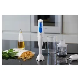 Braun MultiQuick 3 MQ 3025 WH Stabmixer weiß/blau