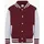 Just Hoods by AWDiS College-Jacke Burgundy/Rot 152