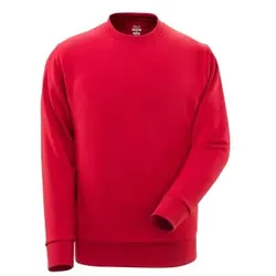 Sweatshirt CROSSOVER, Verkehrsrot, Größe XS - rot - XS