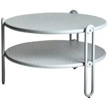 Brafab Blixt Loungetisch Aluminium hellgrau, 65cm