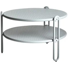 Brafab Blixt Loungetisch Aluminium hellgrau, 65cm