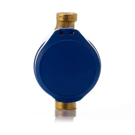 Meibes Garten-Wasserzähler Aufputz für Kaltwasser - Set mit Anschlussmaterial - Baulänge 110 mm