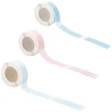 Aimo 3er-rolle Thermoetikettenpapier Für Q30 Etikettendrucker, Thermodrucker, Endlos-klebeetiketten, Wasserfest, 12 Mm X 40 Mm