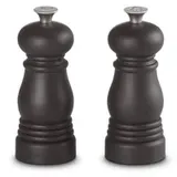 Le Creuset Pfeffer/Salz Set, Pfeffermühle + Salzmühle, Schwarz
