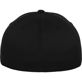 Flexfit Wooly Combed Cap schwarz S/M