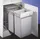 Wesco Big Bio Double 52l grau