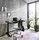 Livetastic Schreibtisch Levu schwarz