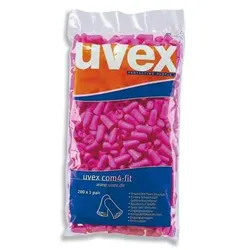 uvex com4-fit Gehörschutzstöpsel orange SNR 33 dB Größe S - Inhalt: 200 Paar lose im Nachfüllbeutel orange S - 2112006 - orange