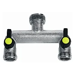 Ewuaqua Zwei-Wege-Verteiler 73469C 3/4", verchromt