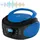 Cyberlux Tragbarer CD-Player Kinder Radio | AUX-In | Kopfhöreranschluss | Radio | Boombox blau