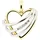 Orolino Herz Gelbgold 585