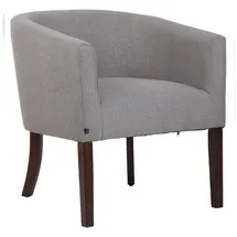 CLP Sessel Nemea Stoff grau/antik