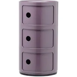 Kartell Componibili 3 Elemente Container violett