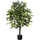 Creativ green Kunstpflanze CREATIV GREEN "Ficus Benjamini", grün, H:120cm, Kunststoff, Polyester, Kunstpflanzen, Kunstpflanze